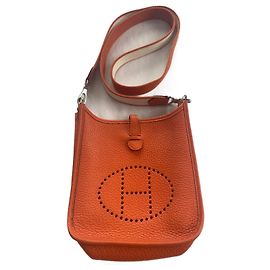 Hermès HERMES Eveline Mini Arancione