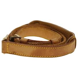 Louis Vuitton-LOUIS VUITTON Bandoulière Cuir 32.3""-39.4"" Beige LV Auth 43138-Beige