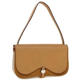 Hermès-HERMES Colorado PM Borsa a Spalla Tela Pelle Beige Auth 42860alla-Beige