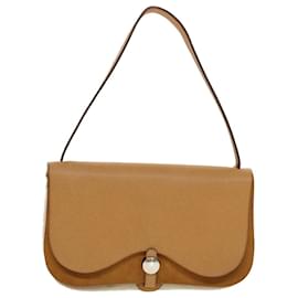 Hermès-HERMES Colorado PM Umhängetasche Canvas Leder Beige Auth 42860BEIM-Beige