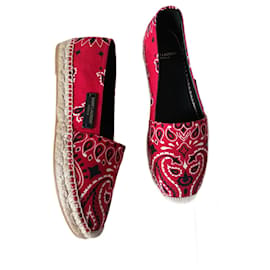 Saint Laurent espadrillas Rosso