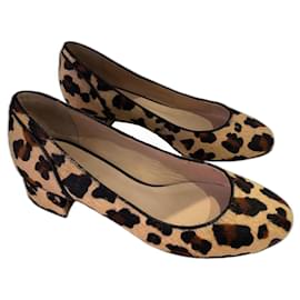 Autre Marque-Zapatillas de ballet-Estampado de leopardo
