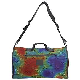 Louis Vuitton Monogram 3D 2054 Bandoulière Keepall reversível 50 Bolsa em Nylon Multicolor Outro