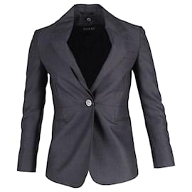 Gucci-Gucci Single-Breasted Blazer in Grey Wool -Grey