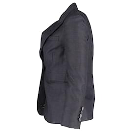Gucci-Gucci Single-Breasted Blazer in Grey Wool -Grey