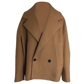Abrigo oversize de cachemir camel de Bottega Veneta Amarillo Camello