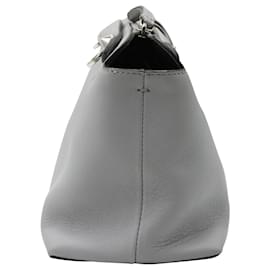 Fendi-Fendi By the Way Small Bag in Blue Grey Calfskin Leather-Blue