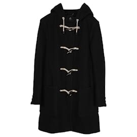 Louis Vuitton-Louis Vuitton Duffle Coat in Black Wool-Black