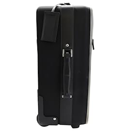 Prada-Prada Tessuto Saffiano Trimmed Luggage in Black Nylon-Black