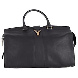 Yves Saint Laurent-Yves Saint Laurent Cabas Chyc Large Tote in pelle nera-Nero