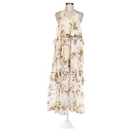 Robe à fleurs en coton Free People Multicolore