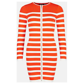 Karen Millen-Kleider-Weiß,Mehrfarben,Orange