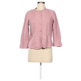 Zucca Strickjacke Rosa aus Wolle und Acryl S Pink