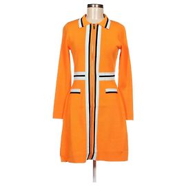 Robe Karen Millen Orange en Viscose Taille M Multicolore Orange