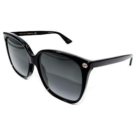 Gucci-Gucci Lightness Quadratische Sonnenbrille für Damen-Schwarz