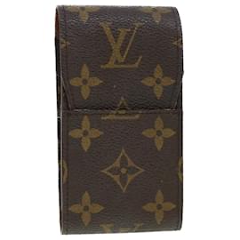 Louis Vuitton-LOUIS VUITTON Monogramm Etui Zigarettenetui M63024 LV Auth fm2390-Monogramm