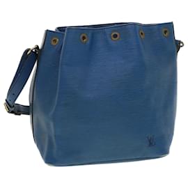 Louis Vuitton-LOUIS VUITTON Epi Petit Noe Shoulder Bag Blue M44105 LV Auth bs5515-Blue