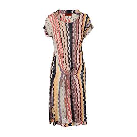 Robe Missoni en maille à motifs multiples Multicolore
