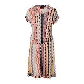 Missoni-Missoni Multipattern Knit Dress-Multiple colors