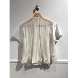 Sacai-SACAI  Tops T.International M Cotton-White