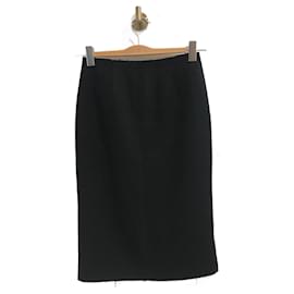 Louis Vuitton-LOUIS VUITTON  Skirts T.International S Wool-Black