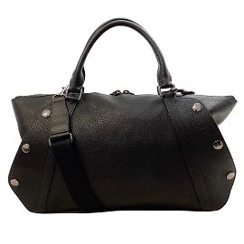Cuir grainé noir Akris 2 Sac WAY Noir