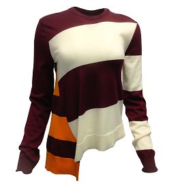 Calvin Klein 205W39Pull rayé en laine mélangée NYC Multicolore