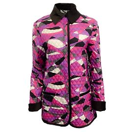 Emilio Pucci Purple / Pink Vintage Printed Jacket Purple