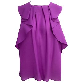 Etro Blusa in Seta Magenta Porpora