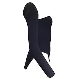 Khaite-Maglione in maglia a coste a maniche lunghe nero Khaite Maddy-Nero