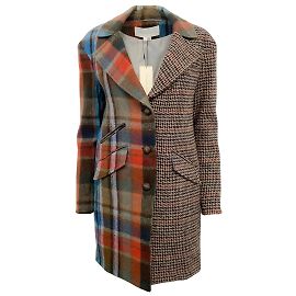 Veronica Beard Multi Plaid India Dickey Coat Multiple colors