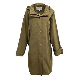 Michael Kors Collection Juniper Abrigo con capucha para todo clima Verde