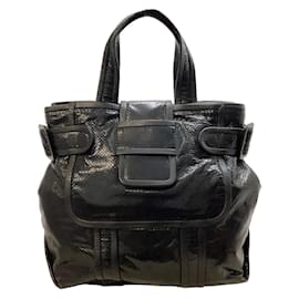 Pierre Hardy-Pierre Hardy Black Perforated Leather Tote-Black