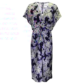 Prabal Gurung-Prabal Gurung Black Multi Paisley Printed Silk Midi Dress-Multiple colors