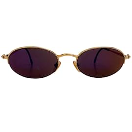 Boucheron-Boucheron Vintage 1990’s Gold Filled Sunglasses-Golden