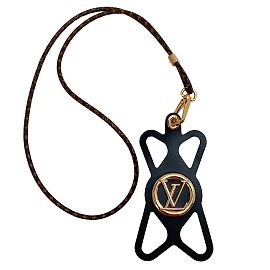 Louis Vuitton 2019 Support de téléphone Louise en silicone Monogram Marron