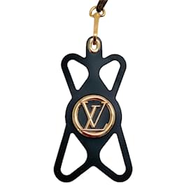 Louis Vuitton-Louis Vuitton 2019 Porta cellulare Louise in silicone con monogramma-Marrone