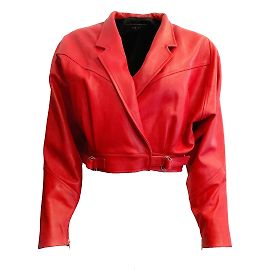 Amiri Red Dolman Sleeve Jacket Red