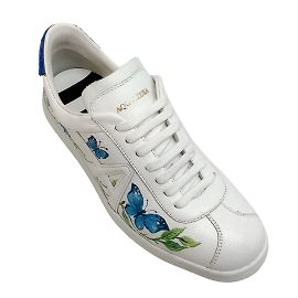 Aquazzura Blanc / Baskets The A Painted Butterflies bleues Blanc