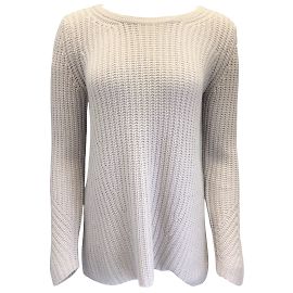 Iris von Arnim Iris von Armin Pull en maille cachemire gris à manches longues Gris