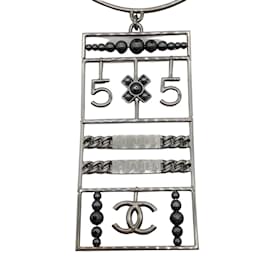 Chanel-Chanel 2015 Tour de cou avec collier plastron-Gris
