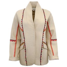 BA&SH Chaqueta acolchada Greige Siago Beige