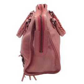 Balenciaga-Balenciaga Pink Leather Classic City Bag-Pink