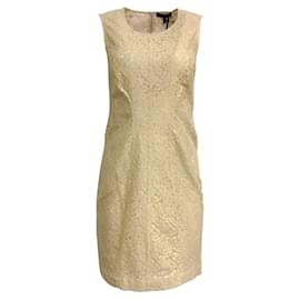 Belstaff-Belstaff Parchment Leah Lace Sleeveless Casual Dress-Beige