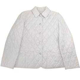 Burberry-Children's Burberry Lilac Quilted Jacket-White