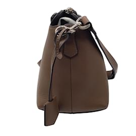 Fendi-Fendi Vitello Dolce Croc Tail Medium By The Way Boston Bag-Brown
