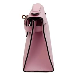 Hermès-Hermes Pink Leather 2021 Kelly Pouchette-Pink