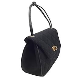 Chanel-Chanel Mademoiselle 1995 Black shoulder bag-Black