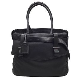 Reed Krakoff Bolsa de couro preta com cinto Krakoff Reed Preto
