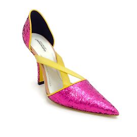 UNDERCOVER Pink Glitter Pumps Pink